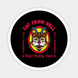 Cat From Hell Magnet